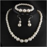 Fashion Jewelry Souprava perly s krystalky OJ076 – Zboží Dáma