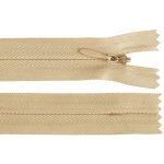 Prima-obchod Spirálový zip skrytý No 3 délka 45 cm, barva 277 hnědá písková – Hledejceny.cz