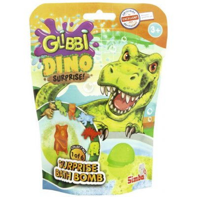Glibbi Dino vodní bomba s překvapením 6 druhů – Zboží Mobilmania