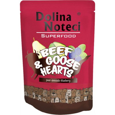 Dolina Noteci Superfood hovězí a husí srdce 300 g – Sleviste.cz