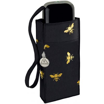 Fulton L501 golden bees deštník dámský skládací černý – Zboží Dáma