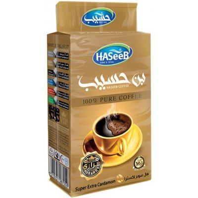 HASeeB Káva mletá super extra kardamom 0,5 kg – Sleviste.cz