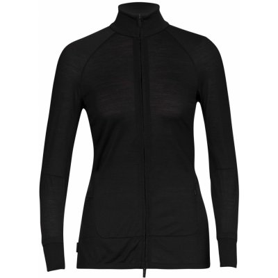 Icebreaker dámská merino mikina s kapucí zip Wmns ZoneKnit LS Zip Hoodie Black