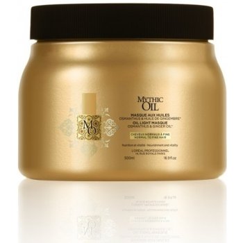 L'Oréal Mythic Oil Aux Huiles Mask - Lehká olejová maska pro normální až jemné vlasy 500 ml