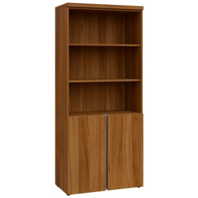 MHN 5 - 8DN3 kancelářská skříň, 2-dveřová/nika, 1820x800x400, ořech světlý – Zboží Mobilmania
