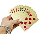 Tuin 60782 Poker karty plastové zlaté – Zboží Dáma