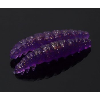 Libra Lures Larva Purple with glitter 3,5cm 12ks