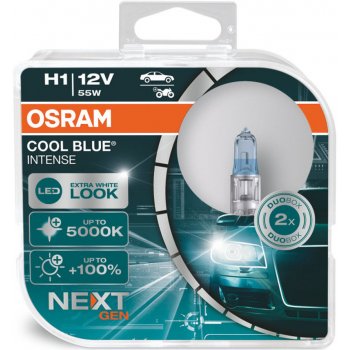 Osram Cool Blue Intense Next Generation 64150CBN-HCB H1 P14.5s 12V 55W