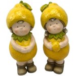 Boltze Dekorativní figurka z terakoty Lemon, různé druhy, 17 cm, 1 ks – Hledejceny.cz