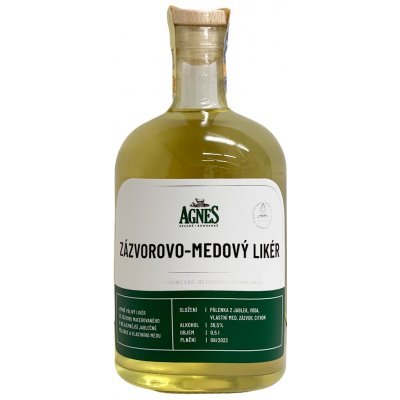 Agnes Zázvorovo-medový likér kosher 38,5% 0,5 l (holá láhev)