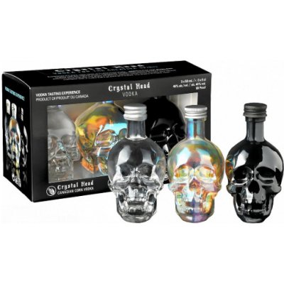 Crystal Head Vodka Experience Set kanadská vodka 40% 3 x 0,05 l (set) – Hledejceny.cz