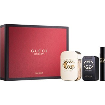 Gucci Guilty EDT 75 ml + sprchový gel 100 ml + EDT 7,4 ml dárková sada