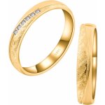 Olivie Snubní stříbrný prsten SILVERBOND GOLD 7479 – Zboží Dáma