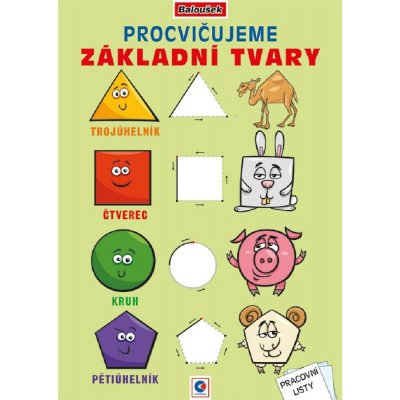 Baloušek Tisk Omalovánka A4 Procvičujeme základní tvary – Sleviste.cz