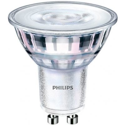 Philips LED žárovka GU10 CP 4W 50W teplá bílá 3000K stmívatelná, reflektor 36°