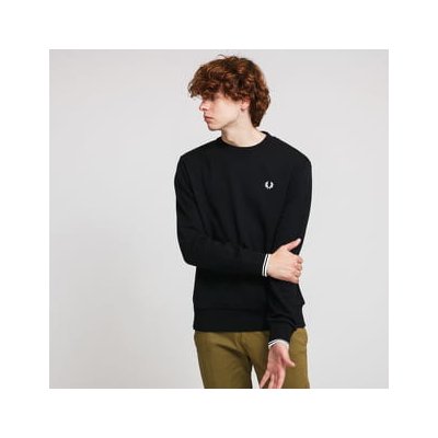 FRED PERRY Crewneck Sweatshirt černá