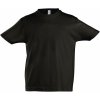 Dětské tričko Sols dětské triko s krátkým rukávem IMPERIAL kids 11770309 Deep black