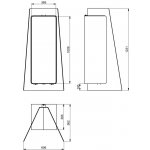 Flamingo DELUXE 3 Stojan na dřevo červená – Sleviste.cz