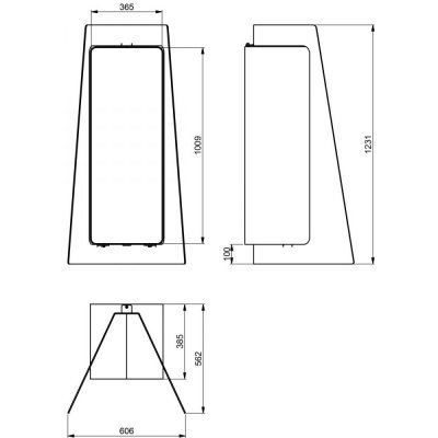 Flamingo DELUXE 3 Stojan na dřevo červená – Sleviste.cz