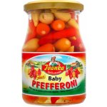 Ivanka Baby Pfefferoni Mix ostrých baby feferonek ve slaném nálevu 340 g – Zbozi.Blesk.cz