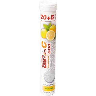 GS Extra C 500 šumivý citrón 25 tablet