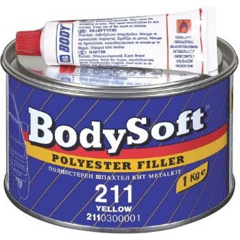 HB BODY 211 Bodysoft stěrkový tmel 1kg žlutý