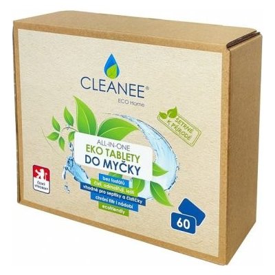 Cleanee Eco Tablety do myčky All-in-One 60 ks – Zboží Mobilmania