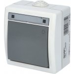 Famatel 19079 ATLAS IP55 Tlačítko symbol "světlo" č.1/0 šedé – Zboží Mobilmania