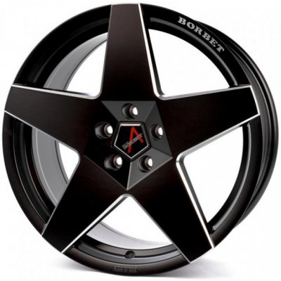 Borbet A 7,5x17 4x108 ET15 matt black