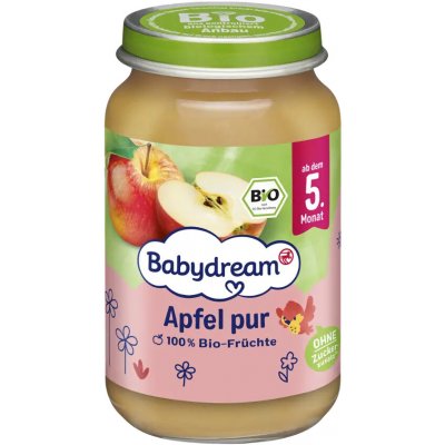 Babydream BIO ovocné pyré jablko 190 g – Zboží Dáma