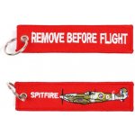Přívěsek na klíče remove before flight SPITFIRE – Zboží Mobilmania