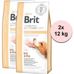 Brit Veterinary Diet Dog Grain Free Hepatic 2 x 12 kg