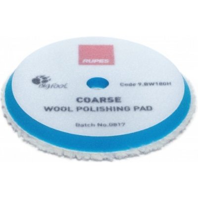 Rupes Blue Wool Polishing Pad Coarse 150/180 mm – Zbozi.Blesk.cz