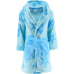 Sun City Dívčí župan Frozen sněhové vločky s kapucou coral fleece Modrá – Sleviste.cz