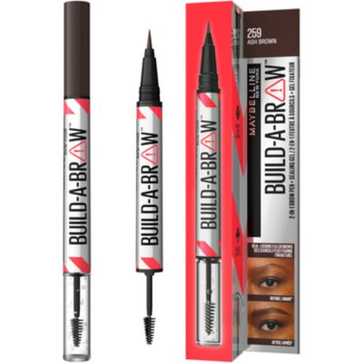 Revolution Tužka na obočí Balayage Duo Brow Pencil Ash Brown 1 g – Zboží Dáma