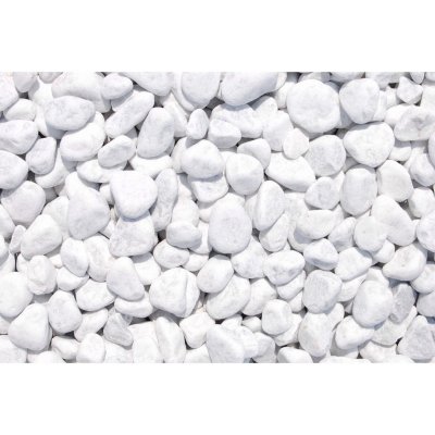 Mramorové okrasné oblázky carrarská bílá 25-40 mm 25 kg PE pytel – Hledejceny.cz