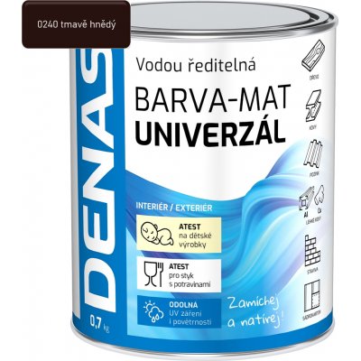 Bakrylex Univerzal mat 0,7 kg hněď kaštanová – Zbozi.Blesk.cz