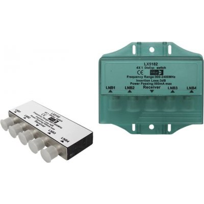 LTC DiSEqC přepínač SKYSAT 4/1 LX5182 Premium outdoor – Zboží Živě