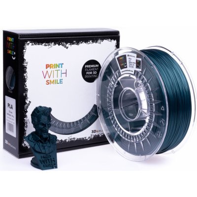 Print with smile PLA metalic green 1,75 mm, 1 kg – Zboží Živě