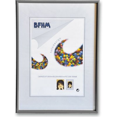 BFHM Obrazový rám - plastový rám A4 stříbrný 29,7 x 21 cm – Zboží Mobilmania