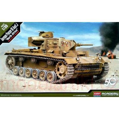 Academy Model Kit tank 13531 German Panzer III Ausf.J North Africa 1:35
