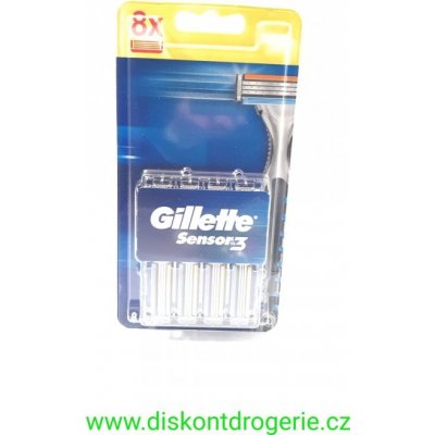Gillette Sensor3 8 ks – Zboží Mobilmania