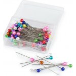 Ozdobné špendlíky s perleťovou hlavičkou délka 40 mm Varianta: 2 multikolor, Balení: 1 krab. – Zboží Dáma