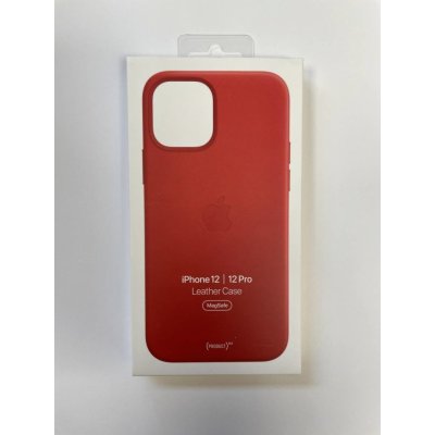 Apple iPhone 12 / 12 Pro Leather Case MagSafe (PRODUCT)RED MHKD3ZM/A – Zboží Mobilmania