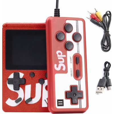 Digitální hrací konzole SUP GameBox 400 her v 1 červená – Zboží Živě