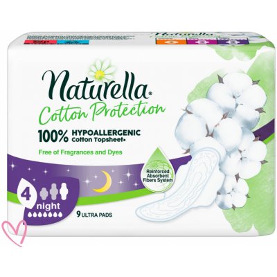 Naturella Cotton Protection Ultra Night 9 ks