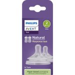 Philips Avent savička Natural Response 2 novorozenecký průtok 2 ks transparentní – Zboží Dáma