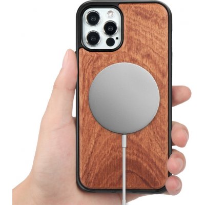 PROTEMIO 26933 Dřevěný kryt s Magsafe pro Apple iPhone 12 / 12 Pro ROSE WOOD – Zbozi.Blesk.cz