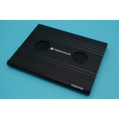 PRIMECOOLER PC-NTBI CoolPad (BLACK) - Chladící podložka pod notebook 2 ventilátory – Zbozi.Blesk.cz