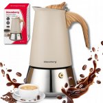 Klausberg Nerezový kávovar na espresso 600ml 12 šálků – Zboží Mobilmania
